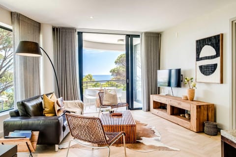 Living room, Seating area, Sea view