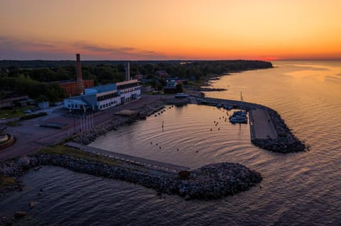Bird's eye view, Beach, Sea view, Sunset
