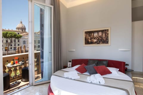 Bedroom, City view, Landmark view, Italian breakfast