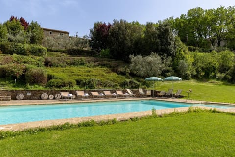 Property building, Living room, Swimming pool