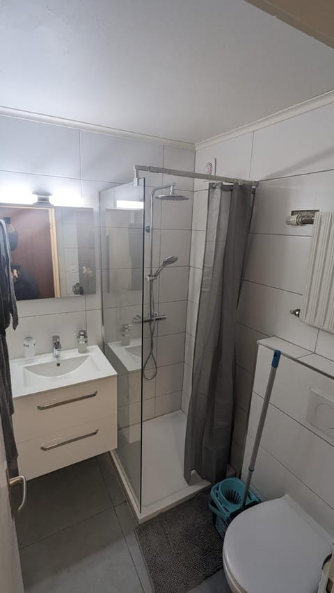 Shower, Toilet, Bathroom, towels