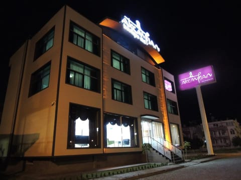 Property building, Night, Street view