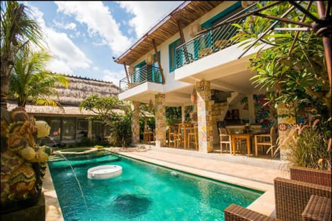 Property building, Pool view, Swimming pool