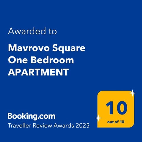Mavrovo Square One Bedroom APARTMENT Apartment in North Macedonia