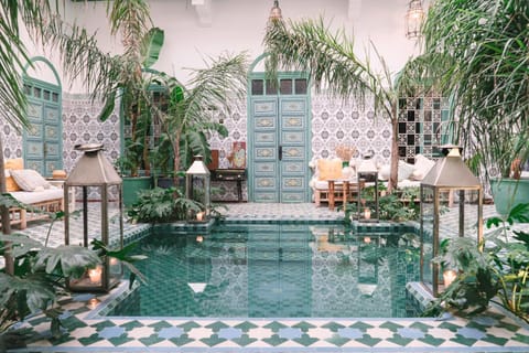 Patio, Decorative detail, Swimming pool