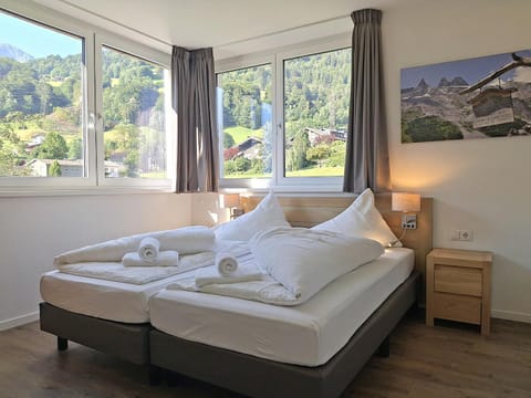Bed, View (from property/room), Bedroom, Mountain view, wardrobe