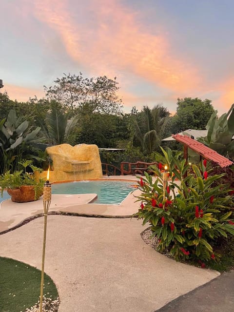 Swimming pool, Sunset