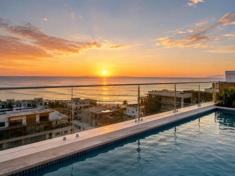 Pool view, Sunrise