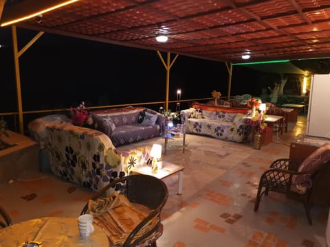 Patio, Communal lounge/ TV room, Night, Living room, Seating area