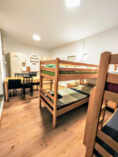 Photo of the whole room, Dining area, bunk bed