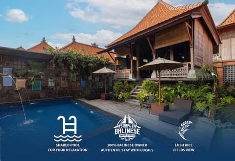 Property building, Pool view