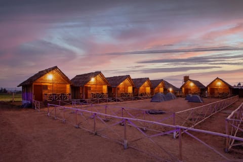 Property building, Sunset