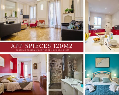 Appartements Nice Centre Proche Mer Carré d'Or Apartment in Nice