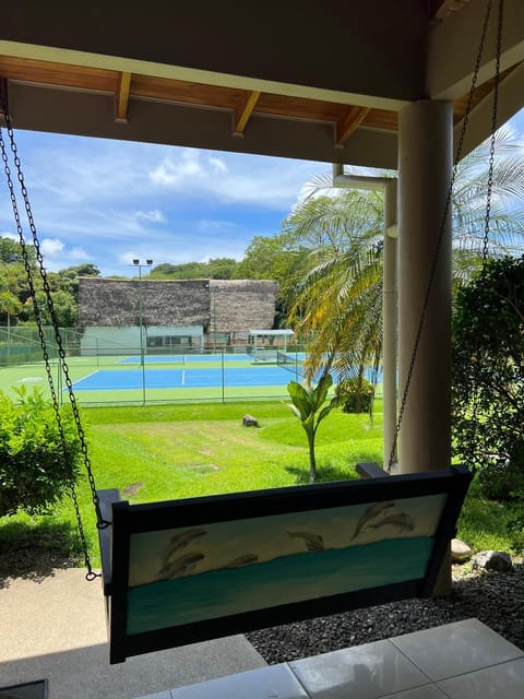 Patio, Tennis court, Tennis court, Garden view