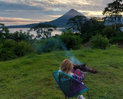 Nearby landmark, Natural landscape, Lake view, Mountain view, Sunrise