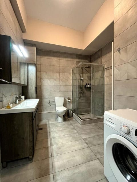 Shower, Toilet, Bathroom, washing machine