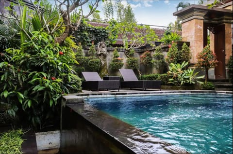 Pool view, Swimming pool, sunbed