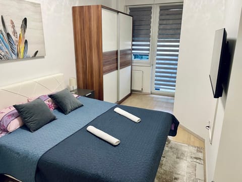 Bed, TV and multimedia, Photo of the whole room, Bedroom, wardrobe