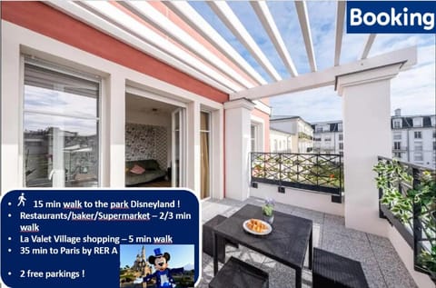 Disney at home 3 bed rooms- Confort 90m2 - best location Apartment in Chessy