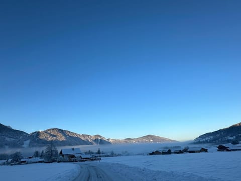 Nearby landmark, Natural landscape, Winter, Mountain view