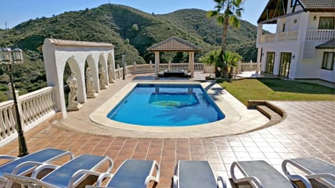 Patio, Natural landscape, Mountain view, Pool view, Swimming pool