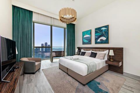 View (from property/room), Bedroom, Sea view