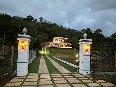 Night, Natural landscape, Garden view