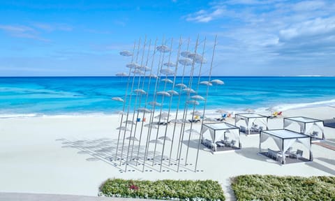 Natural landscape, Beach, Sea view, sunbed