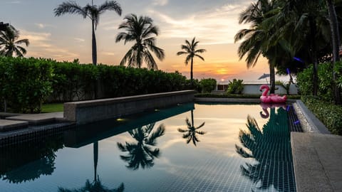 Garden, Pool view, Swimming pool, Sunset