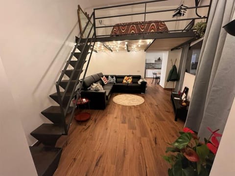 Communal lounge/ TV room, Bed, Living room, Photo of the whole room, Seating area, Bedroom