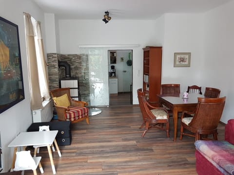 Living room, Seating area, Dining area