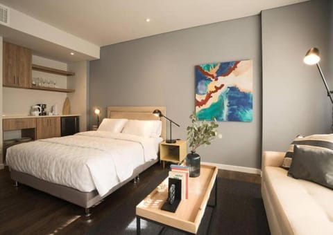 Bed, Kitchen or kitchenette, Photo of the whole room, Bedroom