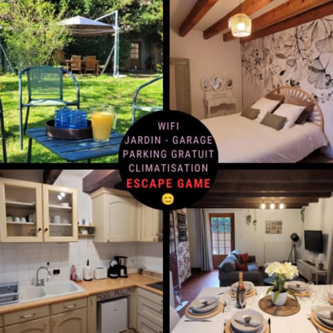Garden, Kitchen or kitchenette, Dining area, Bedroom