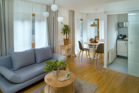 Kitchen or kitchenette, Living room, Dining area