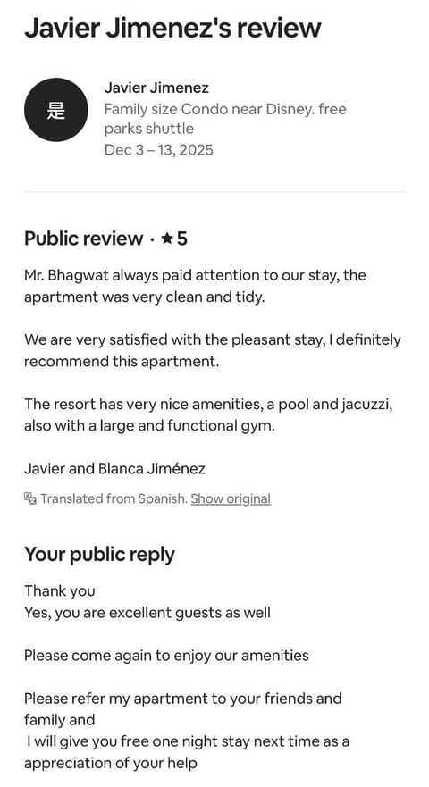 Resort Family Suite near Disney Pool view Free parks shuttle Apartment in Orlando