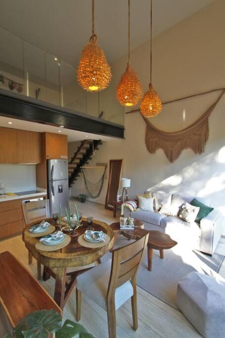 Living room, Dining area, kitchen