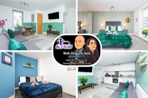 Communal lounge/ TV room, Bed, TV and multimedia, Living room, Photo of the whole room, Seating area, Evening entertainment, Bedroom, Text overlay