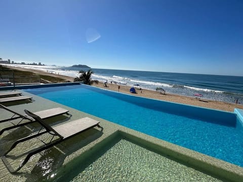 Natural landscape, Beach, Pool view, Sea view, Swimming pool, sunbed