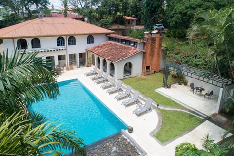 Property building, Pool view