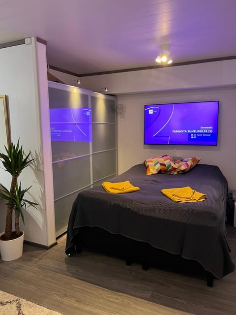 Bed, TV and multimedia, Photo of the whole room