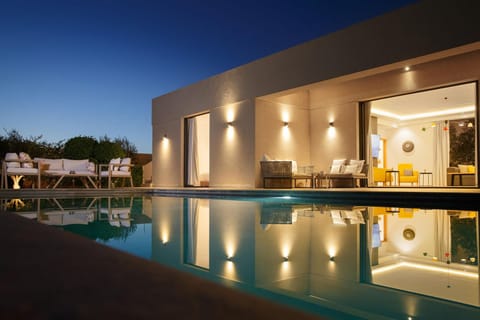 Night, Swimming pool, Swimming pool