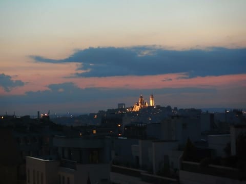 City view, Sunset