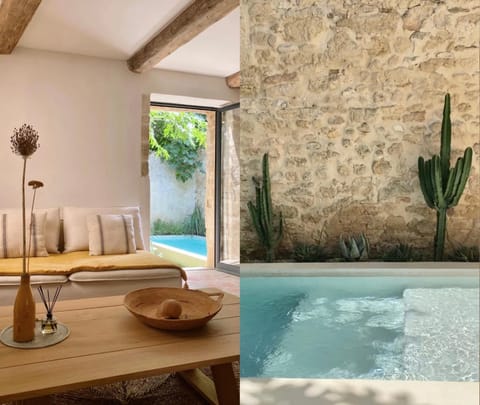 Patio, Day, Living room, Seating area, Pool view, Swimming pool