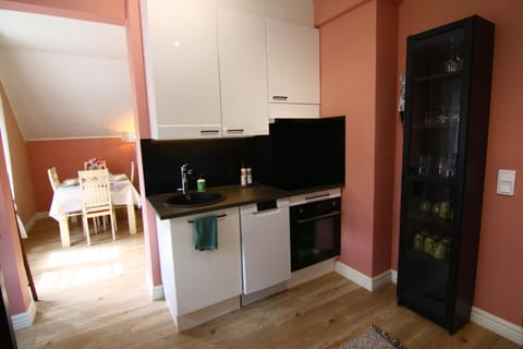 Kitchen or kitchenette, Dining area, dishwasher, oven, stove