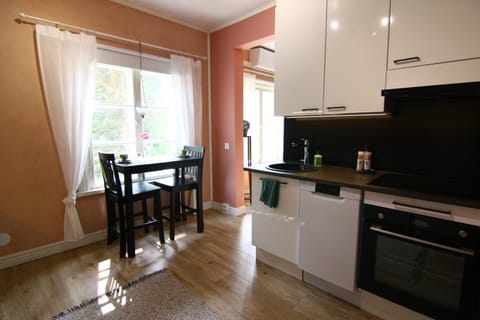 Kitchen or kitchenette, Dining area, dishwasher, oven, stove