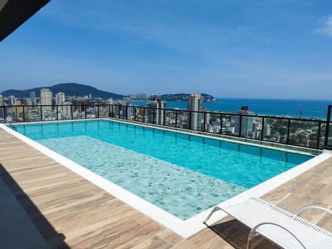 Day, Natural landscape, View (from property/room), Balcony/Terrace, Mountain view, Pool view, Sea view, Swimming pool, Swimming pool, sunbed