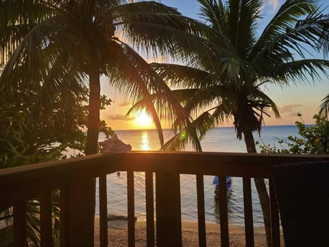 Balcony/Terrace, Beach, Sea view, Sunset