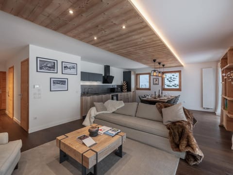 Appartement spacieux à Megève, 3 ch, près des pistes, parking privé - FR-1-569-139 Apartment in Megève