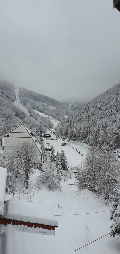 Natural landscape, Winter, Mountain view