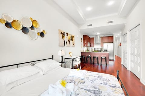 Living room, Bedroom, kitchen